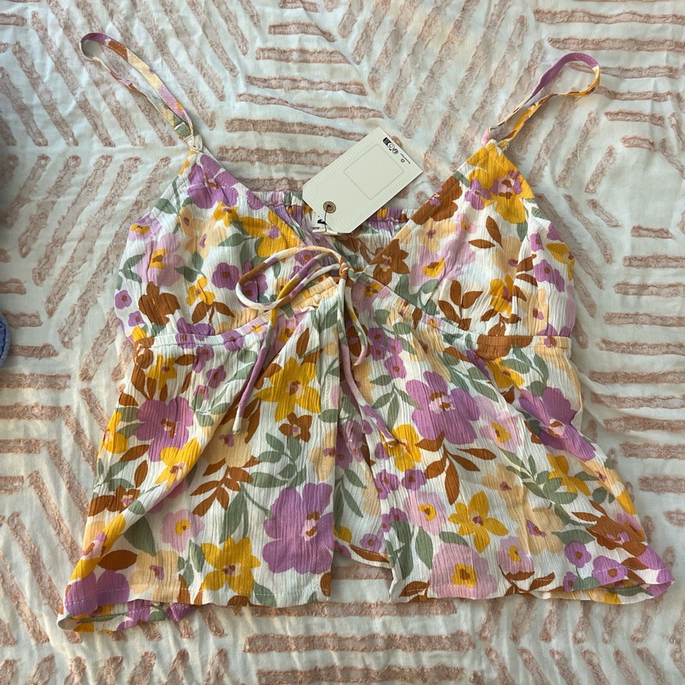 Billabong front tie top